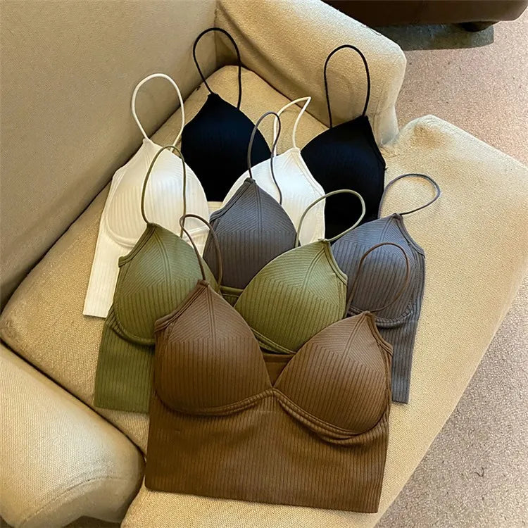 women's backless crop top
