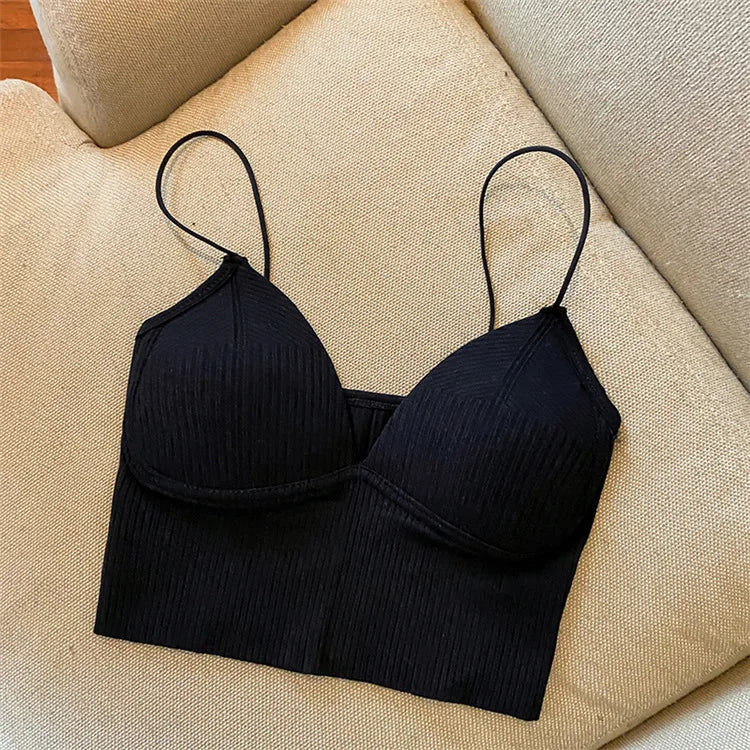 women's backless crop top
