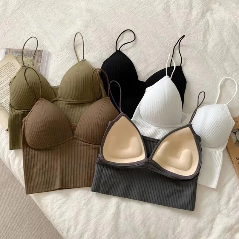 women's backless crop top