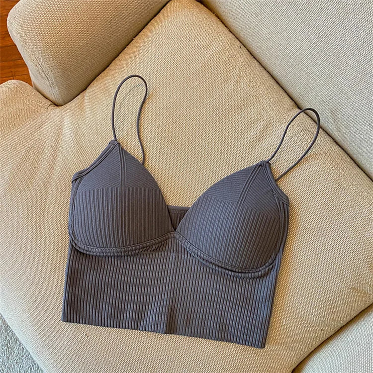 women's backless crop top