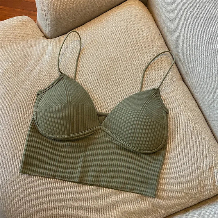 women's backless crop top