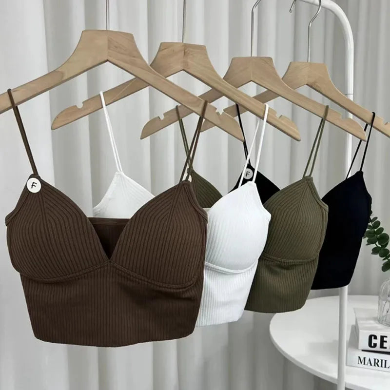 women's backless crop top
